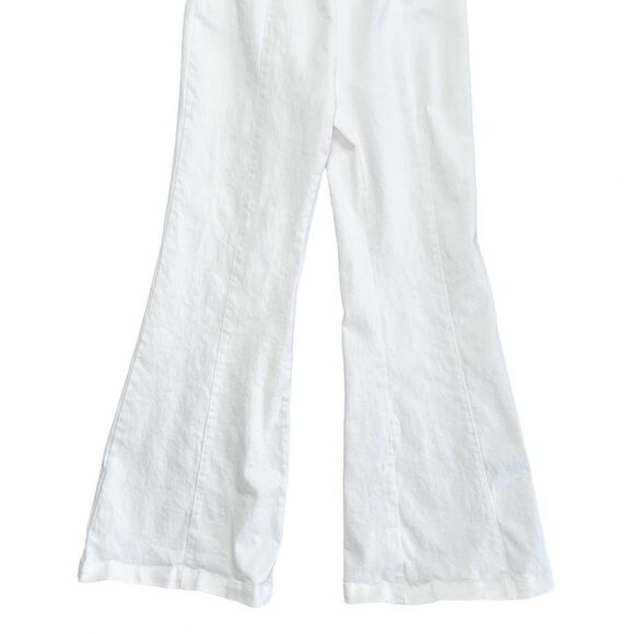Flying Tomato Denim Jumpsuit Cutout White Small - Picture 4 of 9